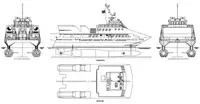 33.20m Aluminum SWATH Crew Boat for Sale, Bareboat Charter, or Joint V