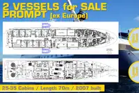 70m / Small Cruise Vessel (Conversion) for PROMPT Sale / #439F