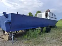 1984 44' x 12' Aluminum Crew/Work Boat